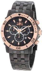Invicta Collection Chronograph Ion Plated Stainless