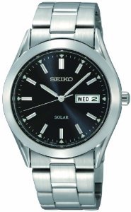 Seiko Sne039 Solar Black Watch