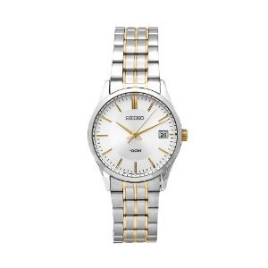 Seiko Sgef03p1 Silver Two Tone Stainless