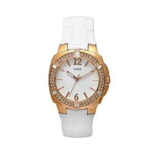 Guess Womens W11558l1 Steel Leather