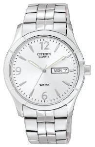Citizen Quartz Date Silver Watch