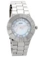 Guess 95469l Silver Tone Crystal Accented