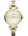 Fossil Womens Georgia Gold Tone Stainless